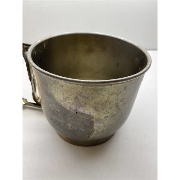 VINTAGE Foley 5 Cup Flour Sifter Aluminum COLLECTIBLE ANTIQUE - Picture 6 of 10